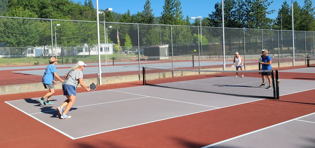 Pickleball in Etna, CA in the Scott Valley